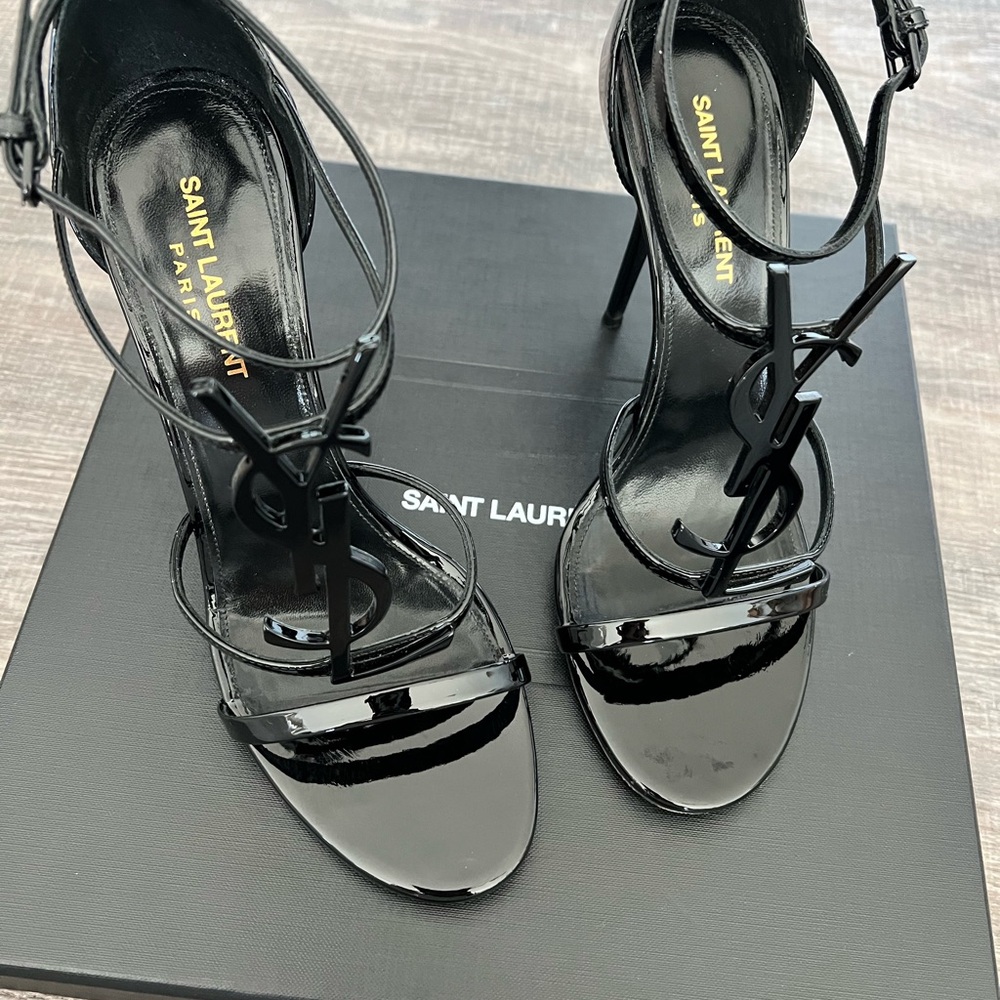 Saint Laurent Black High Stiletto Heels